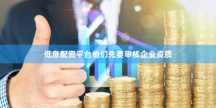 低息配资平台他们先要审核企业资质